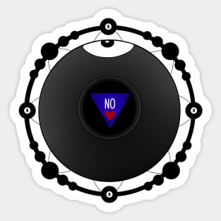 No ❤️ Magic 8 Ball Answer Sticker